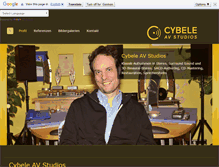 Tablet Screenshot of cybele-av-studios.com